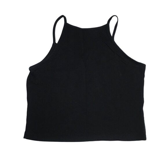 Black tank cropped top - Picture 2 of 5